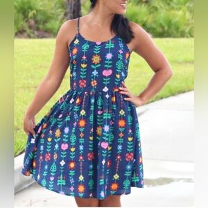 Disney Dress Shop Parks Small World Dress Sz Small ADORABLE